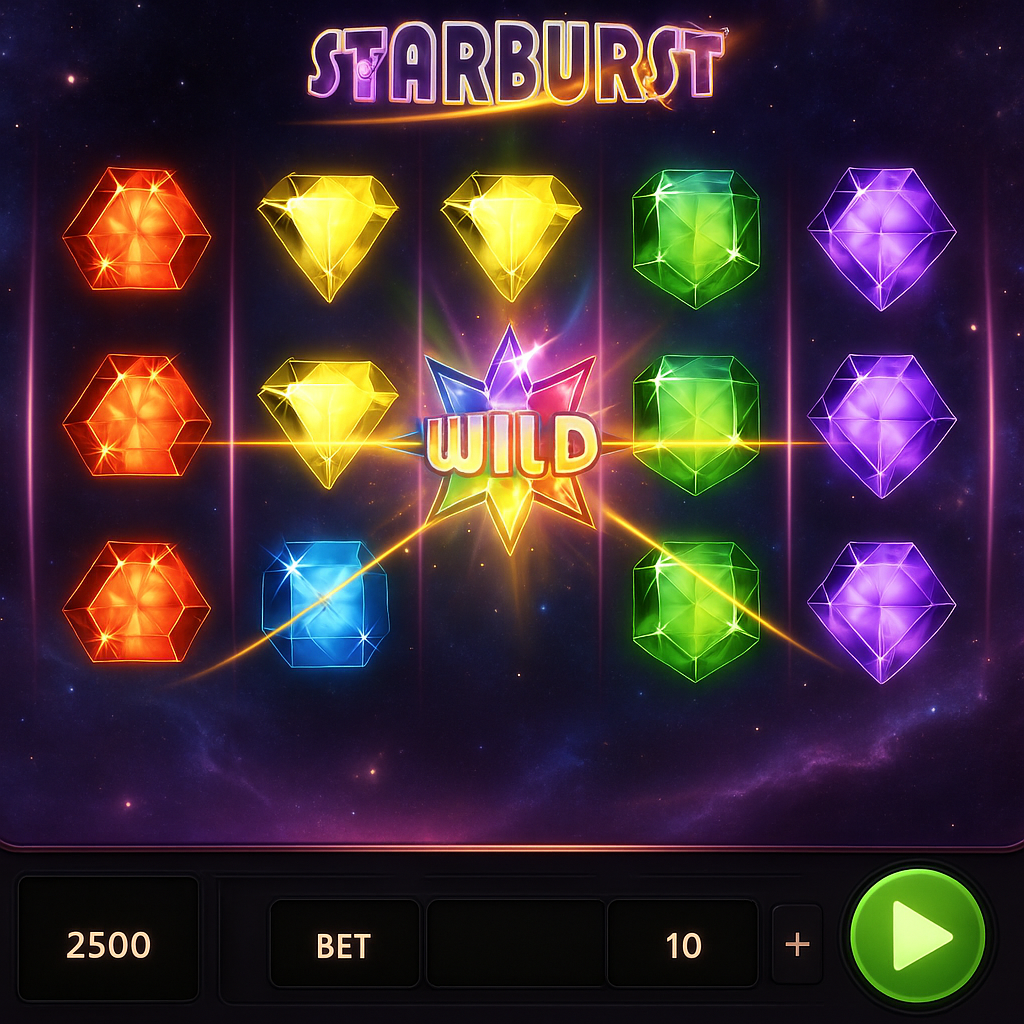 Touch Casino - Starburst Slot Game